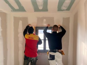 Rénovation de murs en placoplâtre